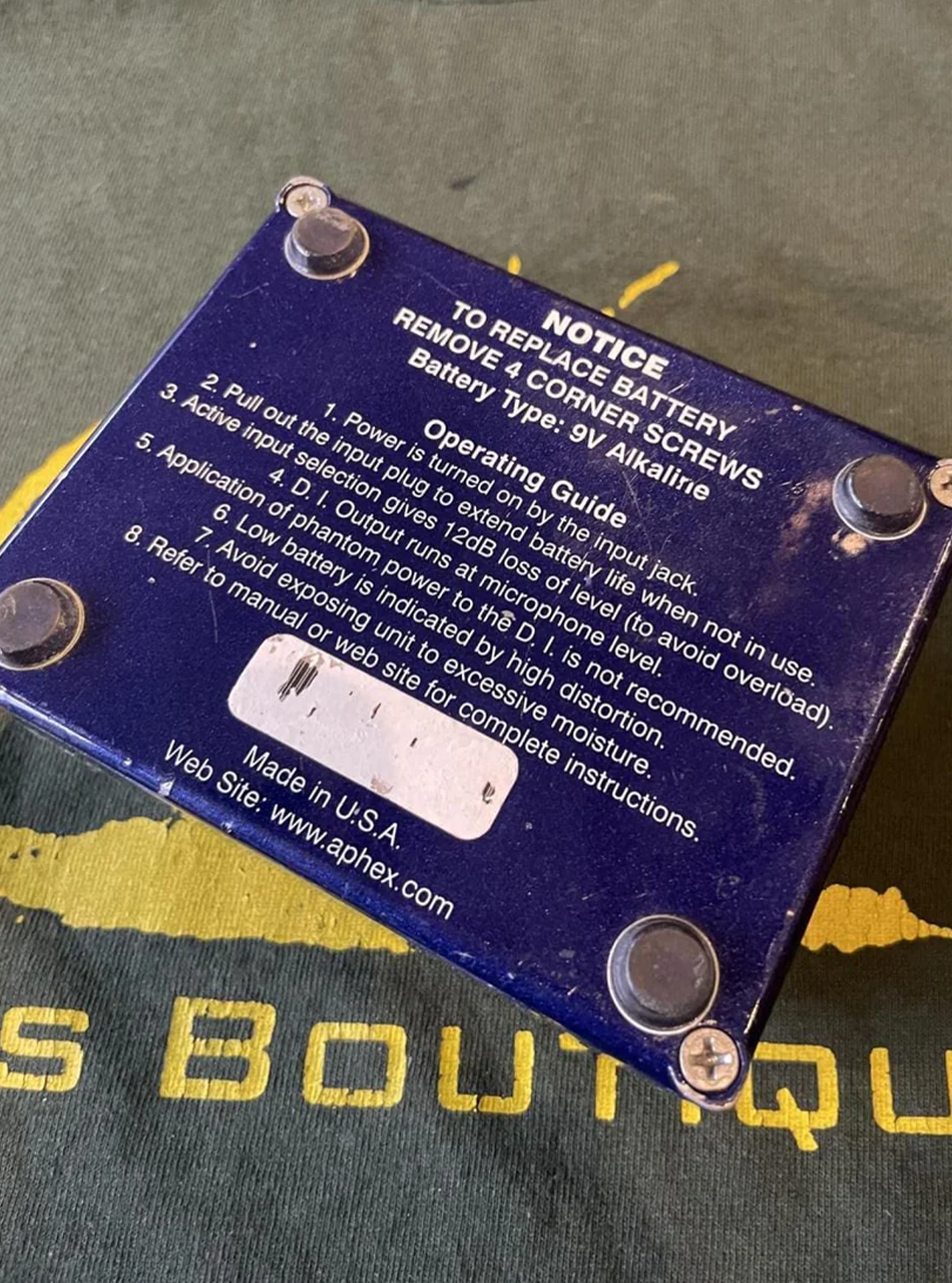 Aphex Bass Exciter