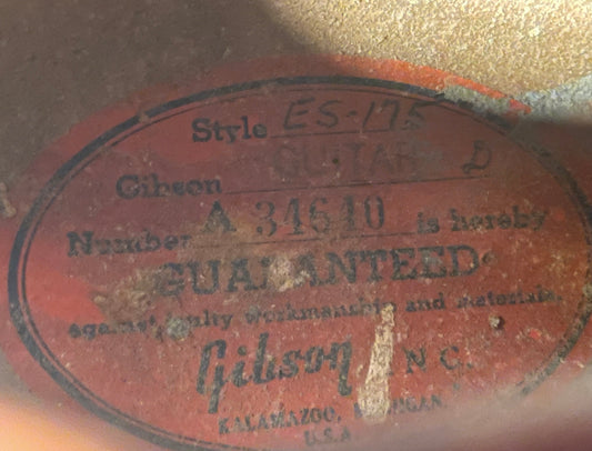1960 Gibson ES-175