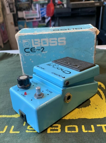 1980 MIJ Boss CE-2 Silver Screw