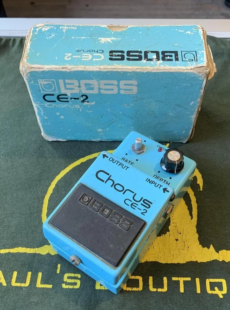 1980 MIJ Boss CE-2 Silver Screw