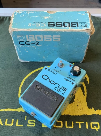 1980 MIJ Boss CE-2 Silver Screw
