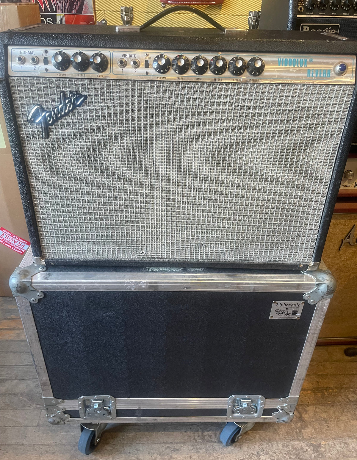 70s Fender Vibrolux Reverb with Flight Case