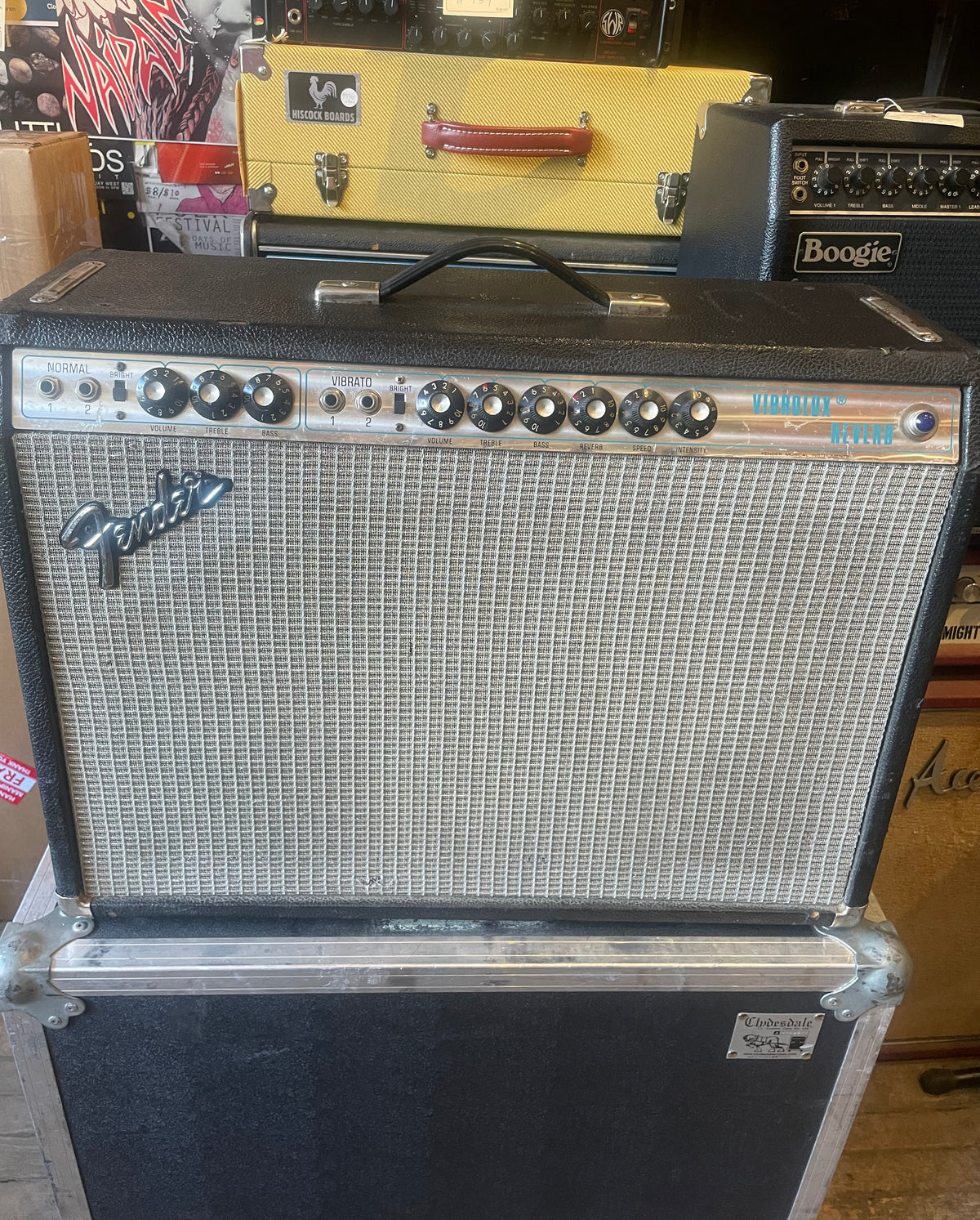 70s Fender Vibrolux Reverb with Flight Case