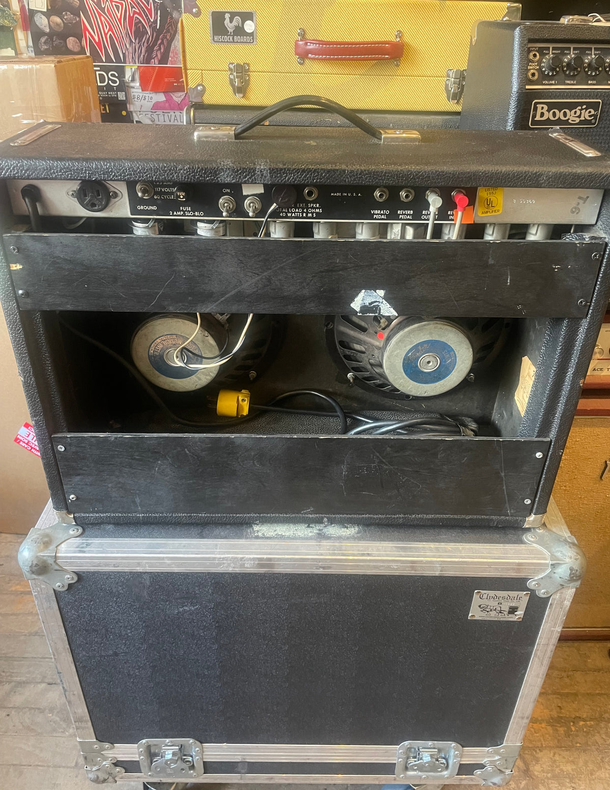 70s Fender Vibrolux Reverb with Flight Case
