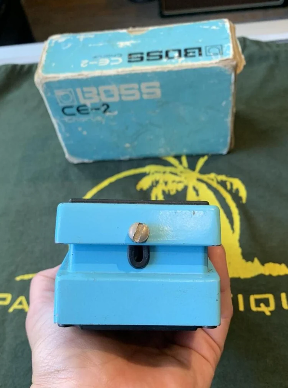 1980 MIJ Boss CE-2 Silver Screw