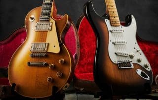 Classic Fender and Gibson Guitars